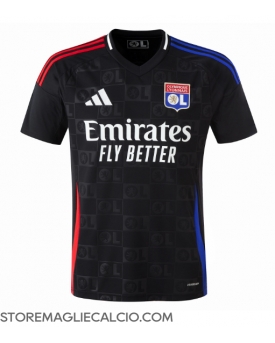 Olympique Lyonnais Maglia Gara Trasferta Repliche 2024-25 Maniche Corte